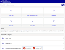 Tablet Screenshot of mehta-group.com